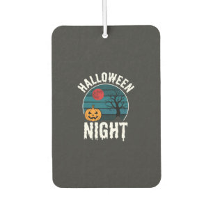 Halloween-Nacht-Kürbisbaum-Vektor Autolufterfrischer