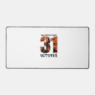 Halloween-Nacht Oktober Spukhaus Hexe Kürbis Schreibtischunterlage