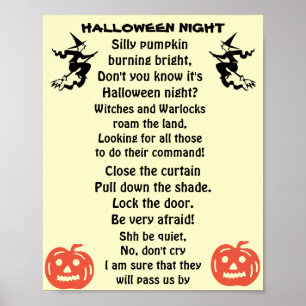 HALLOWEEN NACHT POSTER
