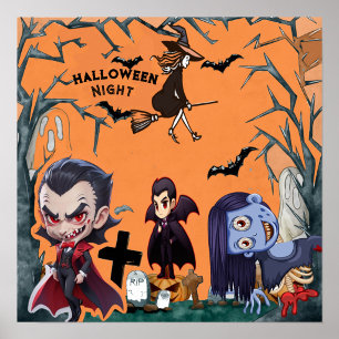 Halloween Nacht Poster