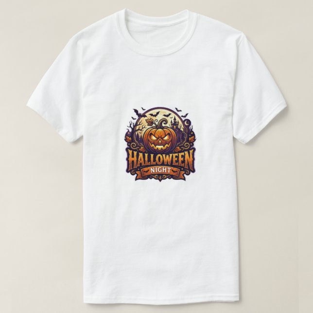 Halloween Nacht T-Shirt (Design vorne)