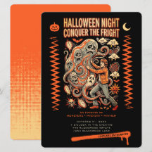 Halloween-Nacht Überwinde den Schrecken Kostüm-Par