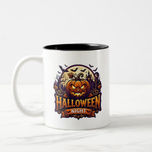 Halloween Nacht Zweifarbige Tasse
