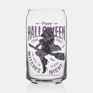 Halloween-Nachtglas - "Zu Niedlich, um zu sprechen Dosenglas