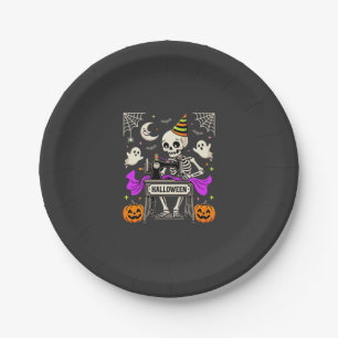 Halloween Nähen Skelett Gruseliger Geist Kürbis Nä Pappteller