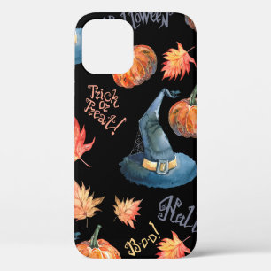 Halloween-nahtloses Muster mit Halbpenkürbis, Case-Mate iPhone Hülle