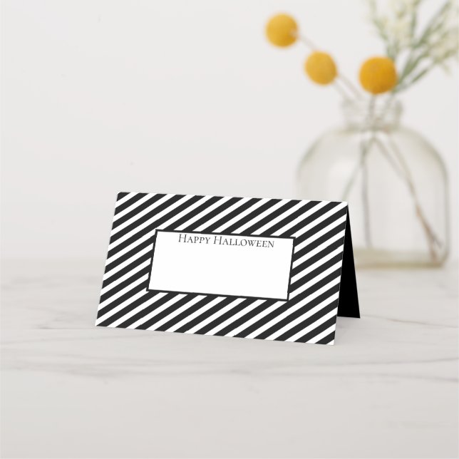 Halloween Name Platzkarten (Vorderseite)