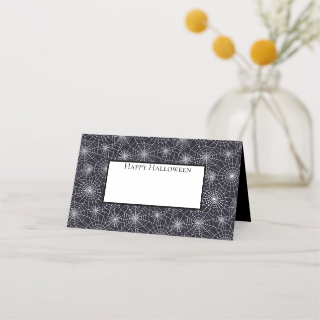 Halloween Name Platzkarten (Vorderseite)