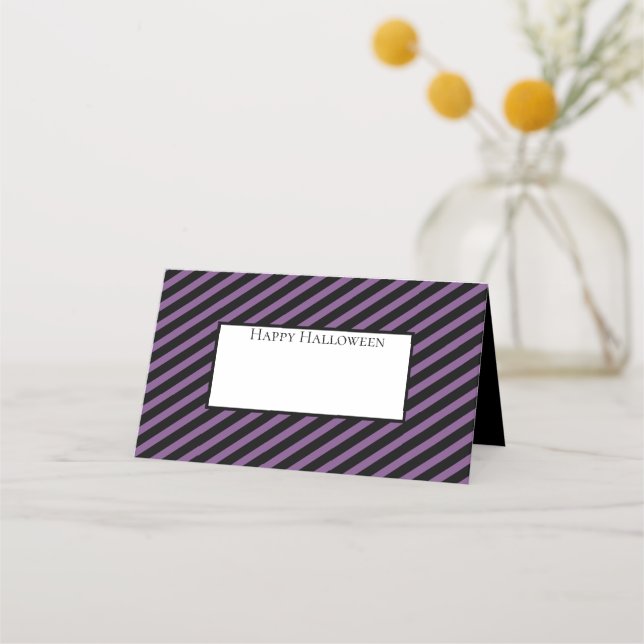 Halloween Name Platzkarten (Vorderseite)