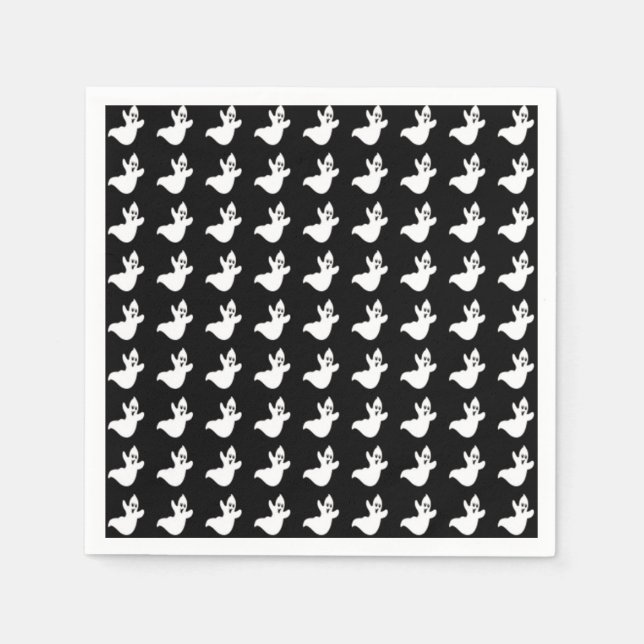 Halloween Napkin/Geist Serviette (Vorderseite)