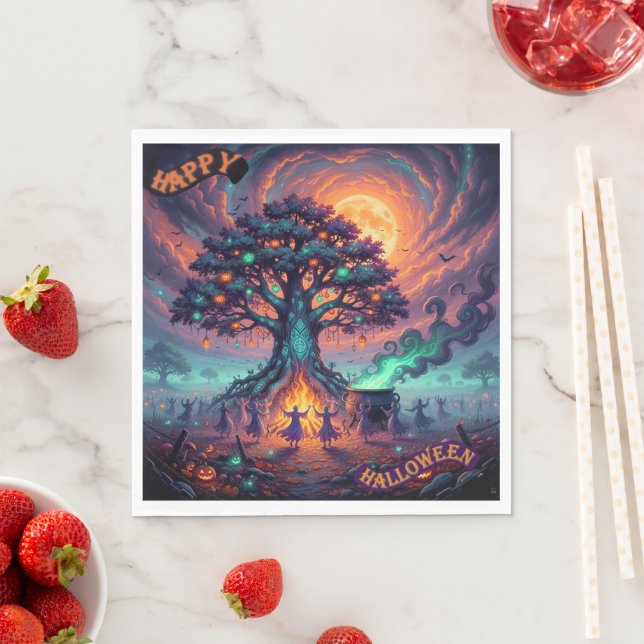 Halloween Napkins Serviette (Beispiel)