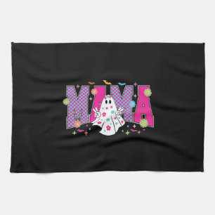 Halloween Neon Mama Mini Geschirrtuch