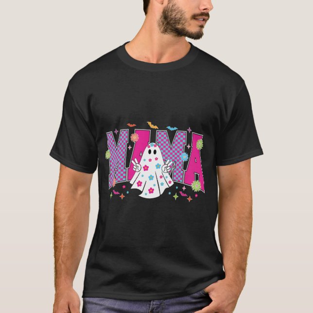 Halloween Neon Mama Mini T-Shirt (Vorderseite)