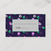 Halloween Neonrosa und grüne Glockenschnecken