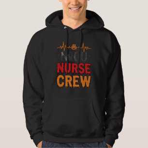 Halloween NICU Krankenschwester Crew Vintage-Typog Hoodie
