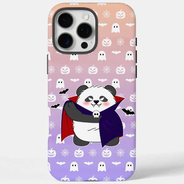 Halloween Niedlich Baby Panda Dracula Vampire Case-Mate iPhone Hülle (Rückseite)