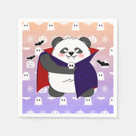 Halloween Niedlich Baby Panda Dracula Vampire Serviette