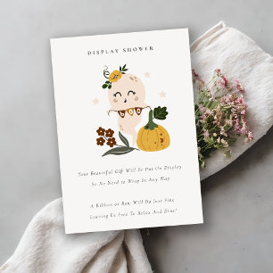 Halloween Niedlich Blue Ghost Boo Display Kinderdu Begleitkarte