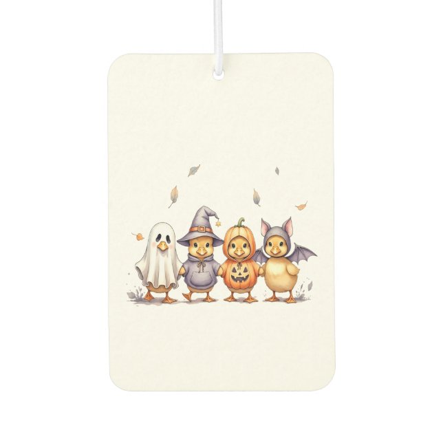 Halloween Niedlich Ducklings Kostüm Autolufterfrischer (Vorderseite)