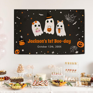 Halloween Niedlich Ghost 1. Geburtstag Spooktacula Banner