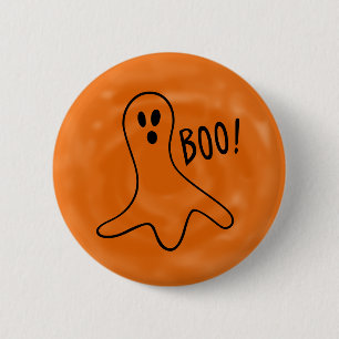 Halloween Niedlich Ghost Booo Button