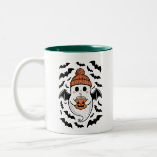 Halloween Niedlich Ghost Fall Spooky Saisongeschen Zweifarbige Tasse