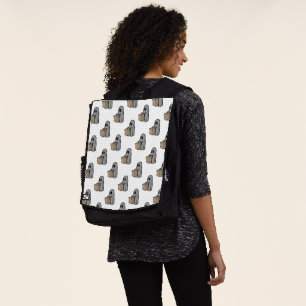 Halloween, Niedlich Ghost Grau, Trick oder Treat,  Rucksack