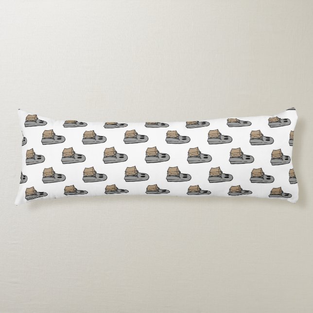 Halloween, Niedlich Ghost Grau, Trick oder Treat,  Seitenschläferkissen (Vorderseite)