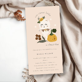 Halloween Niedlich Ghost Little Boo Babydusche Ein Dankeskarte