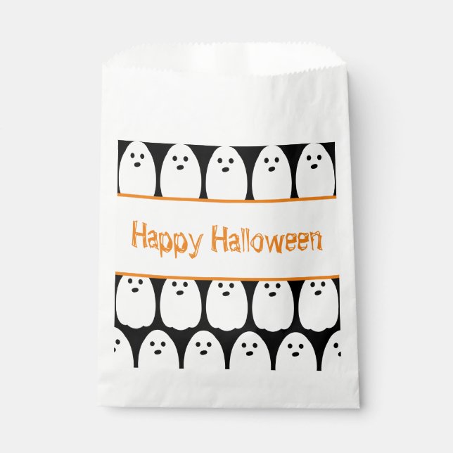 Halloween Niedlich Ghosts Geschenktütchen (Vorderseite)