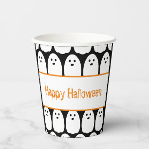 Halloween Niedlich Ghosts Pappbecher