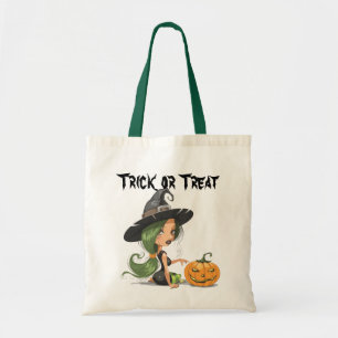 Halloween-Niedlich-Hexenbeutel Tragetasche