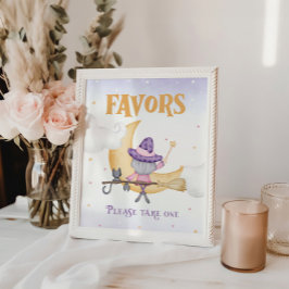 Halloween Niedlich Hexengeburtstag-Lieblingszeiche Poster