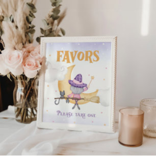 Halloween Niedlich Hexengeburtstag-Lieblingszeiche Poster