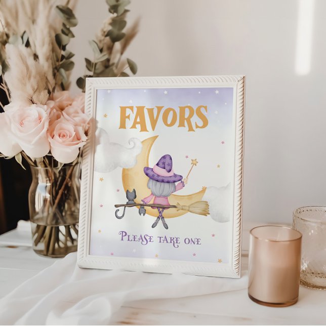 Halloween Niedlich Hexengeburtstag-Lieblingszeiche Poster (Von Creator hochgeladen)