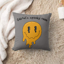 Halloween Niedlich Orange Geist ☜ zwei Seiten Kissen