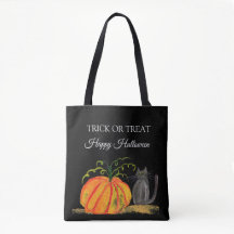 Halloween Niedlich Pumpkin Black Cat Modern