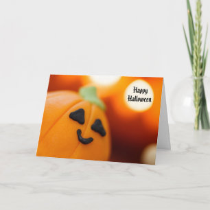 Halloween Niedlich Pumpkin Cupcake Sweet Leckerei Karte