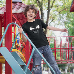 Halloween Niedlich Schwarz und Weiß T-Shirt