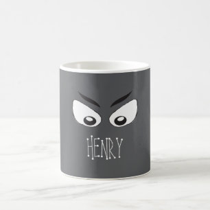 Halloween Niedlich Simple Ghost Eyes Whimsical Kaffeetasse