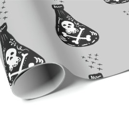 Halloween Niedlich Skeleton Giftlöffel Geschenkpapier