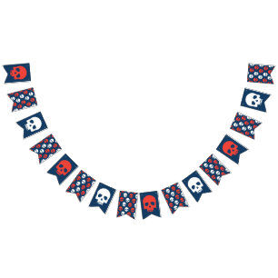 Halloween Niedlich Skulls Wimpelkette