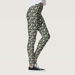 Halloween Niedlich Spooky Glowing Skelettknochen S Leggings