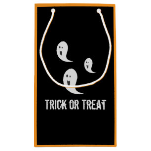Halloween Niedlich Spooky Trick oder Treat Ghosts Kleine Geschenktüte
