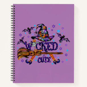 Halloween Niedlich Wicked Witz Notizbuch