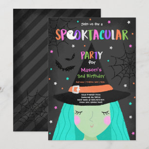 Halloween Niedlich Witz Geburtstagsparty Spooktacu Einladung