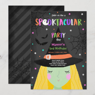 Halloween Niedlich Witz Geburtstagsparty Spooktacu Einladung