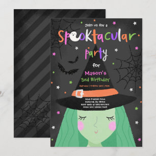 Halloween Niedlich Witz Geburtstagsparty Spooktacu Einladung