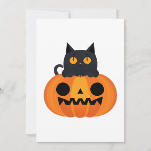 Halloween Niedliche Cartoon-Freunde, Black Baby Ca Dankeskarte