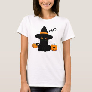 Halloween Niedliche Cartoon-Freunde, Black Baby Ca T-Shirt